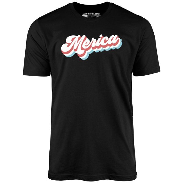Merica Retro Stylish - Unisex T-Shirt - Image 3